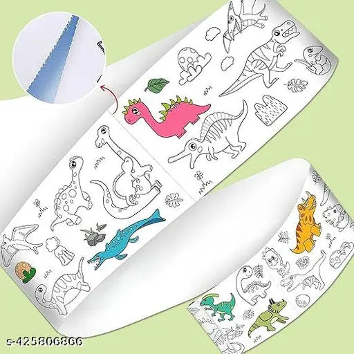 Coloring Drawing Paper Roll for Kids.