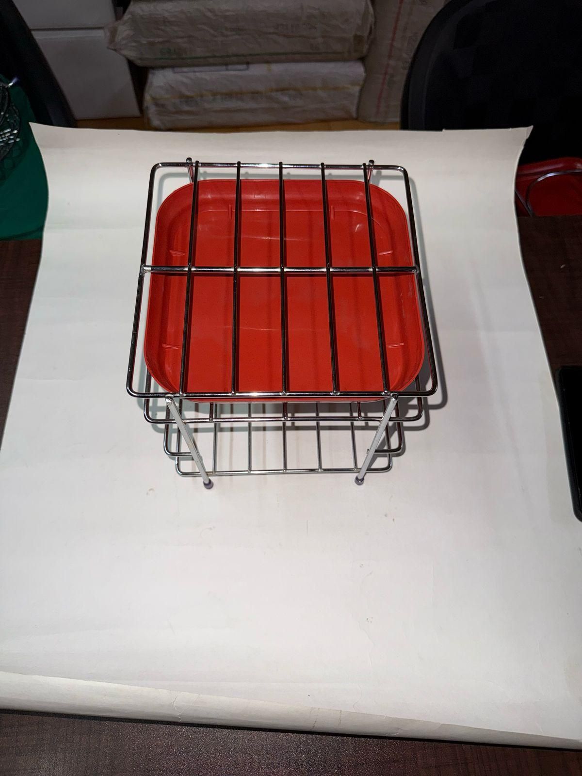Heavy Steel Matka Stand with Tray – Sturdy Water Filter Base