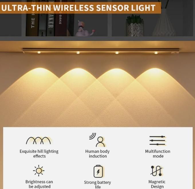 🔦 Smart Rechargeable Motion Sensor Light – हर कोने को रोशन करें!