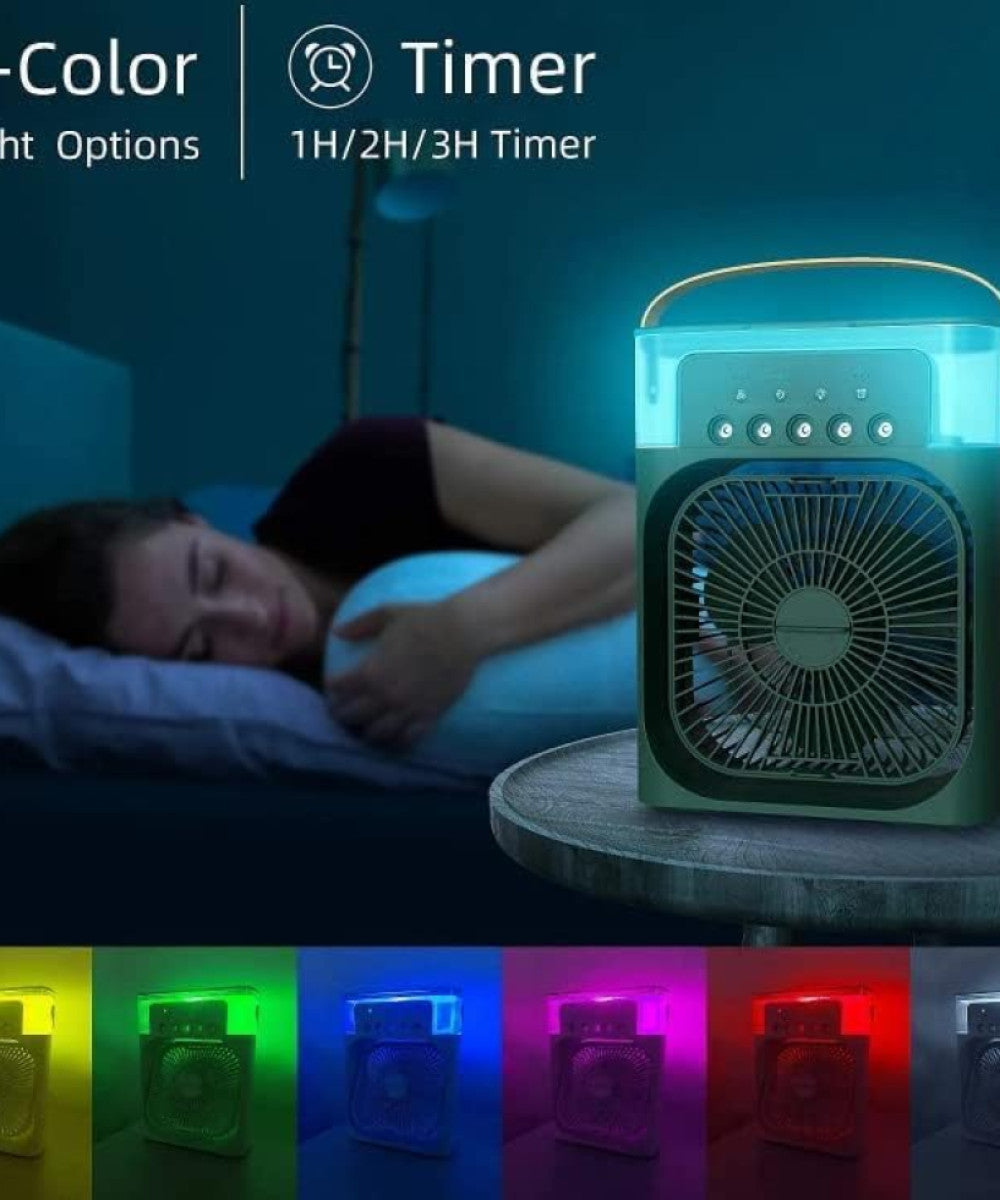 Mini Air Cooler – Portable 3-in-1 USB Cooling Fan